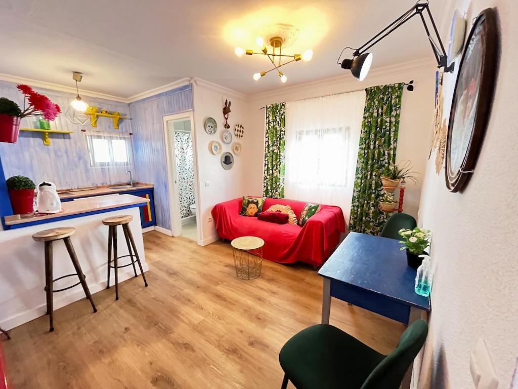 El Mundo De Frida Parking Y Terraza Apartment Conil De La Frontera Bagian luar foto